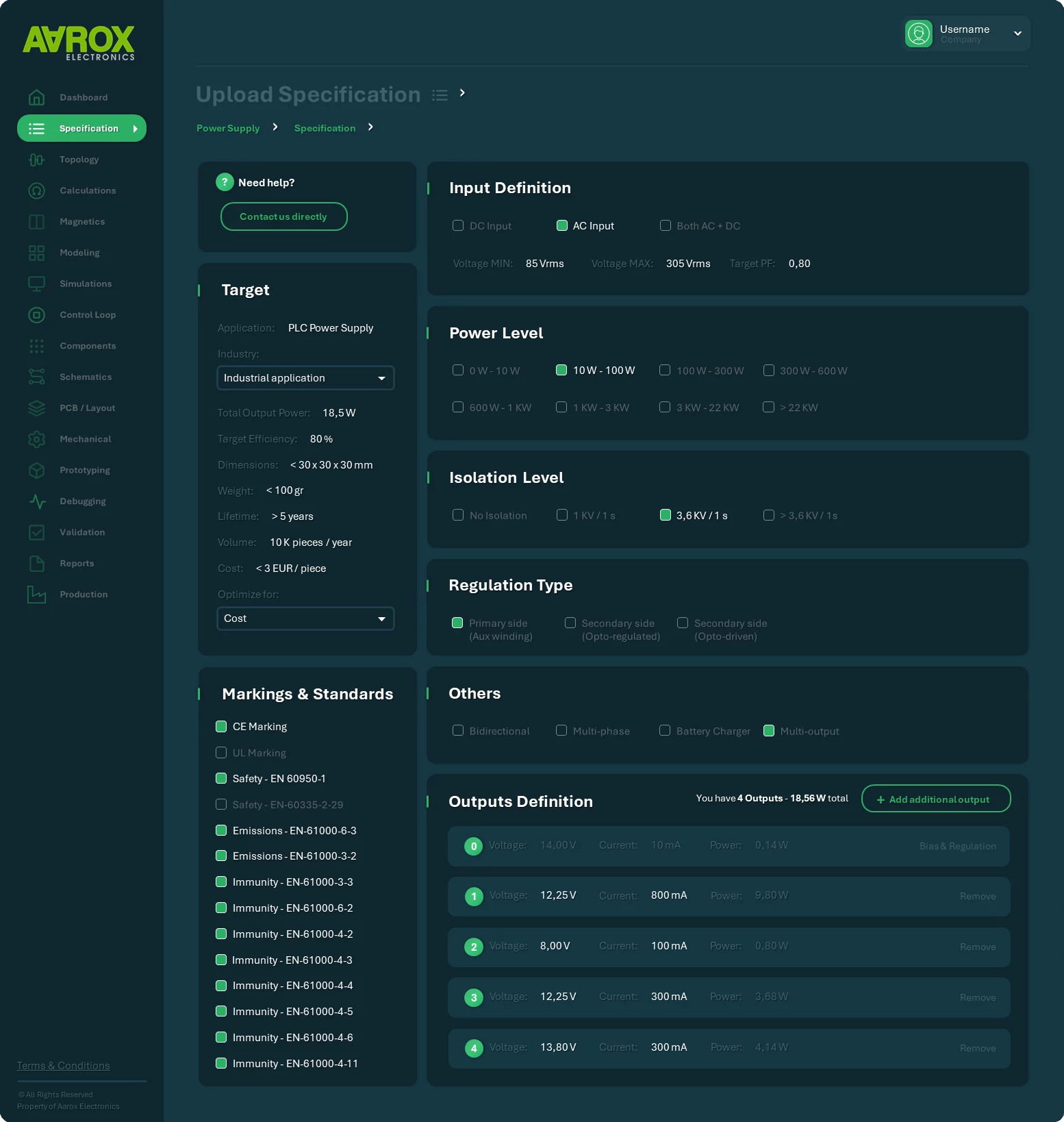 Small Dashboard